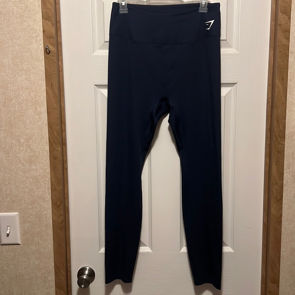GymShark training leggings navy blue, ladies size XXL.